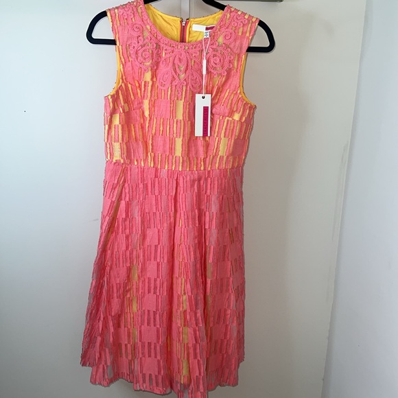 Tracy Reese Size 4 Coral Frock Dress - Picture 14 of 14